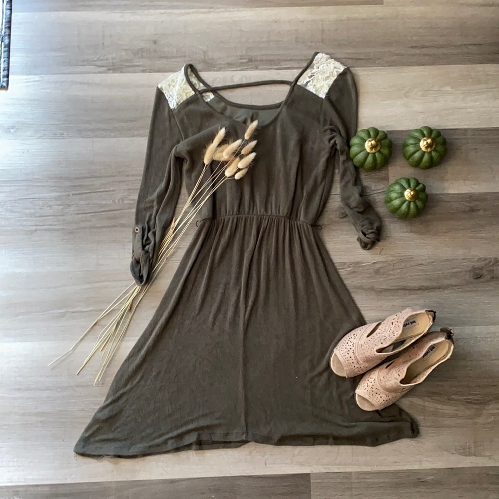 Women’s Vanity Olive Green Dress